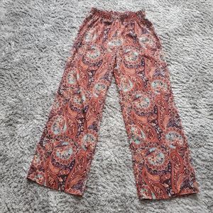Check it out paisley patterned pants 1XL